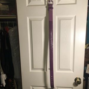 Purple Studded Belt